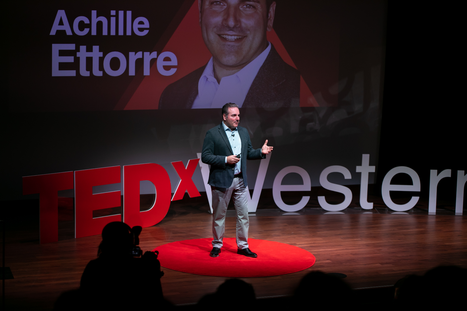 Achille Ettorre speaking