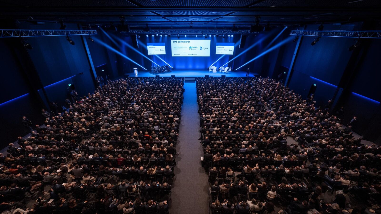 Audience at an Achille Ettorre keynote conference
