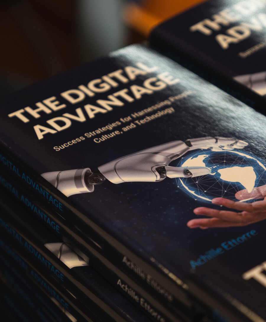 The Digital Advantage book by Achille Ettorre — a practical guide to AI and digital transformation