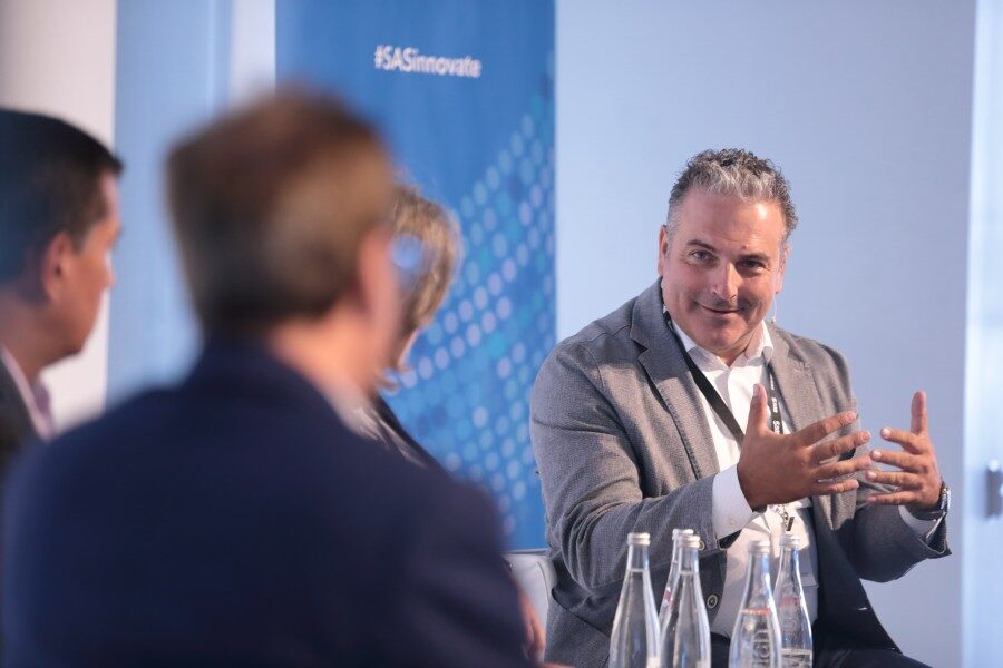 Achille Ettorre speaking at SAS Innovate